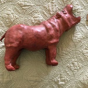 Hippopotamus-leather wrapped